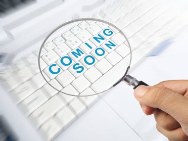 Çok yakında. Kelimeler tipografi kavramı