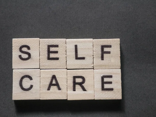 Self Care, Motivational Words Quotes Concept — Stock Photo, Image