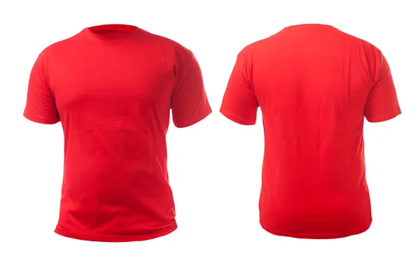 Plantilla de diseño de camisa roja — Foto de Stock