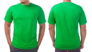 Yeşil Gömlek Tasarım Şablonu