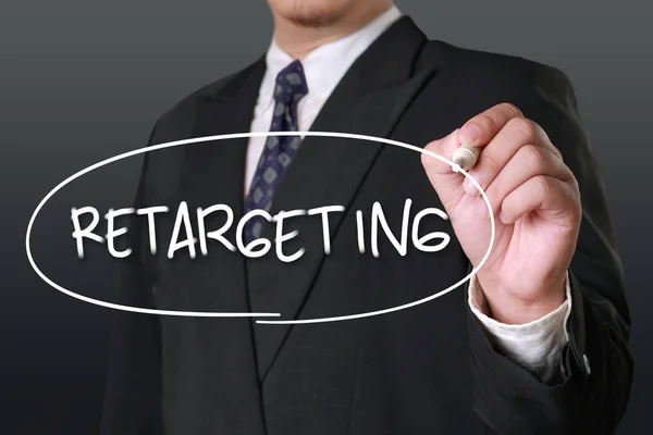 Retargeting. Business Marketing ord typografi koncept — Stockfoto