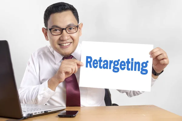 Retargeting. Business Marketing ord typografi koncept — Stockfoto