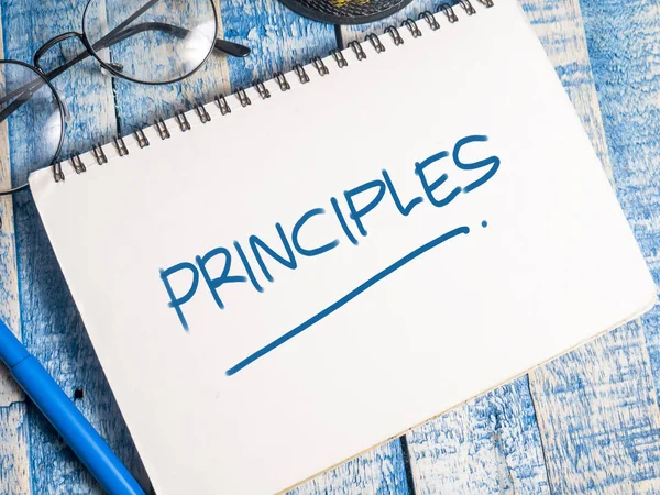 Principios, palabras motivacionales Citas Concepto — Foto de Stock