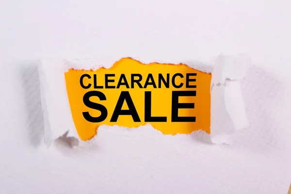 Clearance Sale, Motivational Marketing Business Words Quotes Con — Stock Photo, Image
