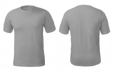 Grey Shirt Design Template clipart