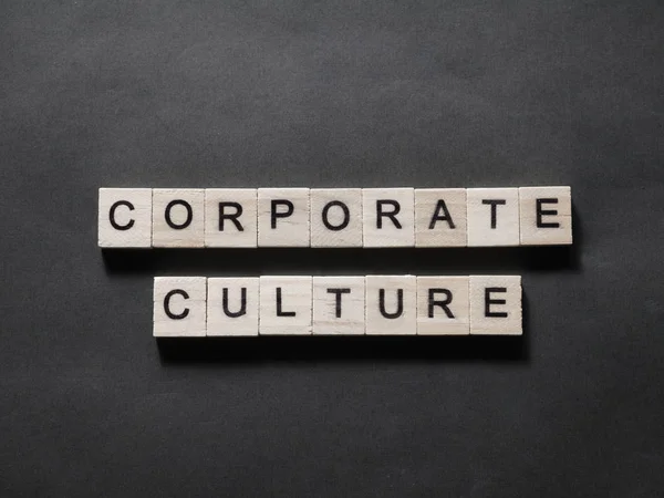 Cultura corporativa, Motivational Business Words Citas Concepto — Foto de Stock