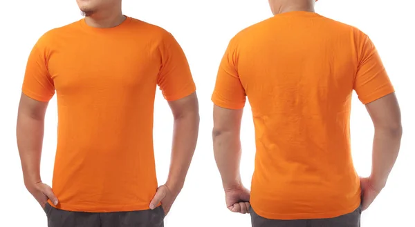 Plantilla de diseño de camisa naranja — Foto de Stock