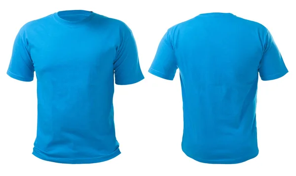 Plantilla de diseño de camisa azul — Foto de Stock