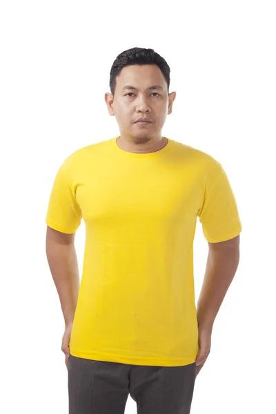 Šablona návrhu žluté tričko — Stock fotografie