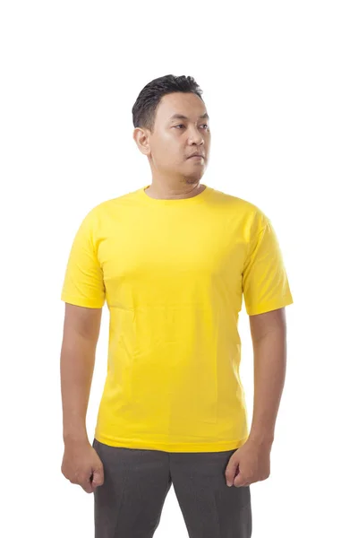 Πρότυπο σχεδίασης κίτρινο πουκάμισο — Φωτογραφία Αρχείου