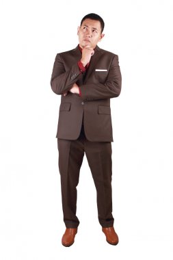 İşadamı Düşünme İfadesi