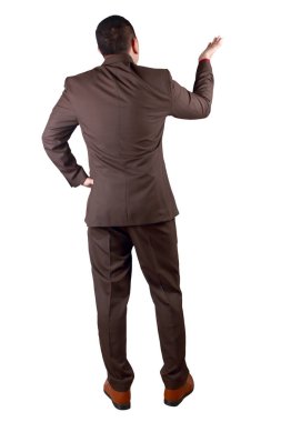 Arka Görüş Işadamı Tartışma Jesti