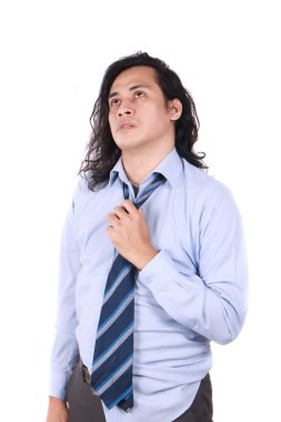 yorgun bitkin işadamı