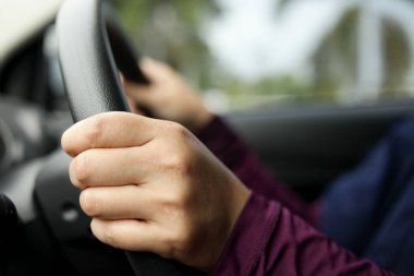 Eller Sürüş Araç Konsepti yakın çekim