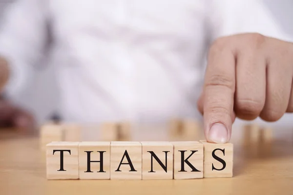 Danke, motivierende Worte Zitate Konzept — Stockfoto