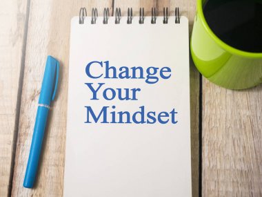 Senin Mindset değiştirmek, motivasyon kelimeler kavramı Quotes