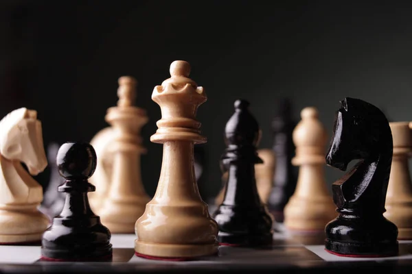 체스, 클로즈업 이미지 — 스톡 사진