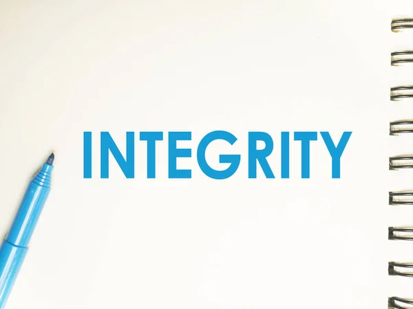 Integritás, motivációs szavak idézetek Concept — Stock Fotó