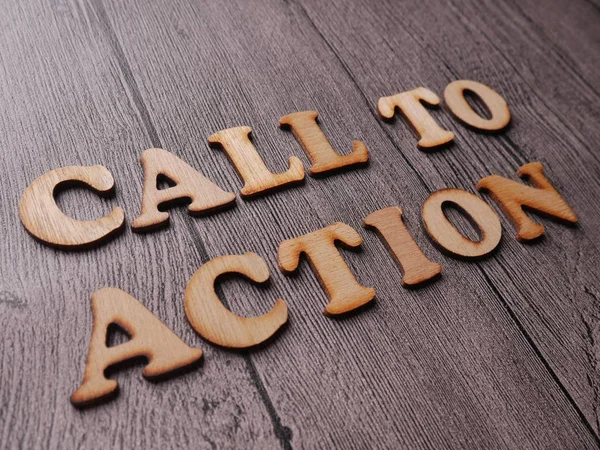 Llamado a la acción, citas motivacionales inspiradoras — Foto de Stock