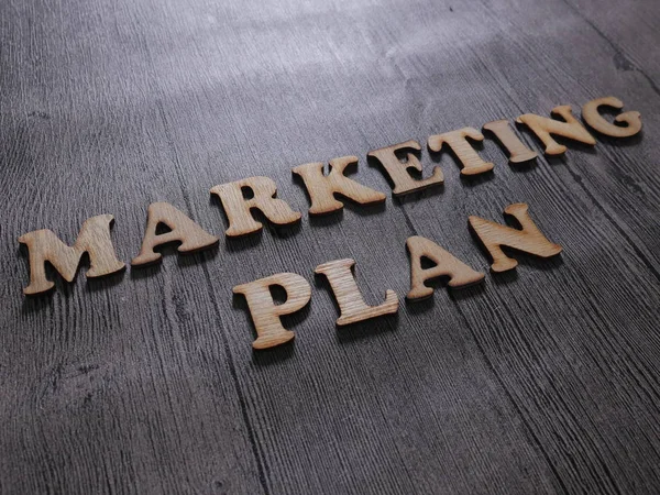 Marketingplan, motivierende Worte für Unternehmen Zitate Konzept — Stockfoto