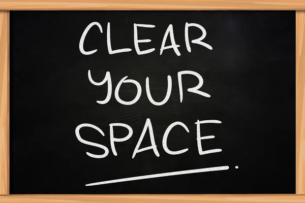 Cancella il tuo spazio, Parole motivazionali Citazioni Concetto — Foto Stock