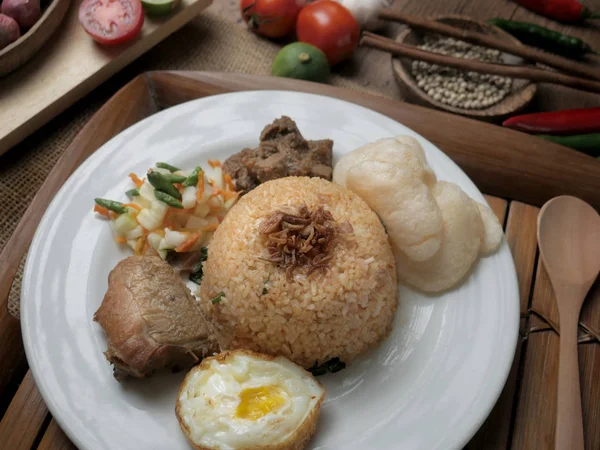 Nasi Goreng, Nasi goreng Indonesia — Stok Foto