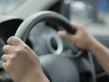 Eller Sürüş Araç Konsepti yakın çekim