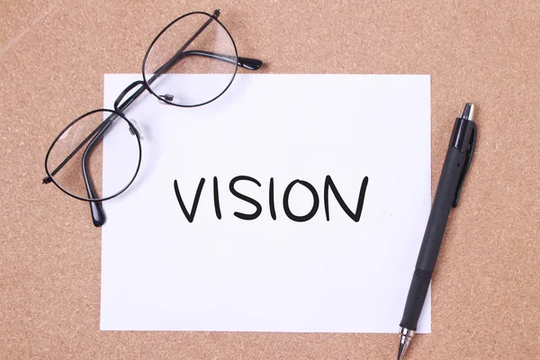 Vision, motiverande ord citationstecken Concept — Stockfoto