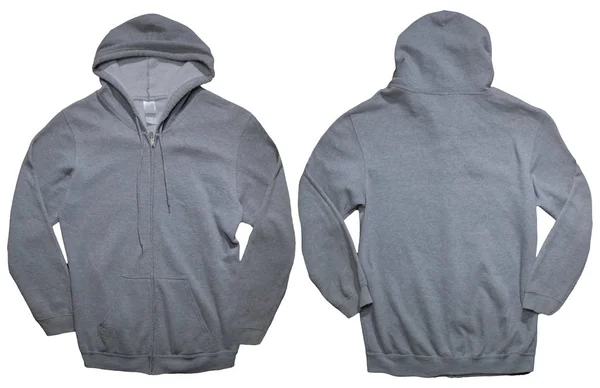 Gray Hoodie Mock up — Stockfoto