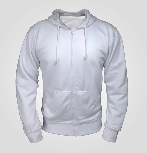 Witte Hoodie Mock up — Stockfoto