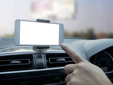 Araba Mock Up Akıllı Telefon