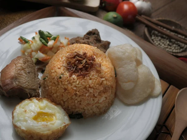 Nasi Goreng, Nasi goreng Indonesia — Stok Foto