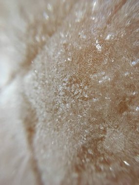 Hafif kahverengi doku, buz