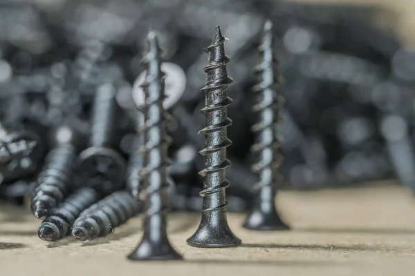 Black Screws Holder — Stock Photo, Image