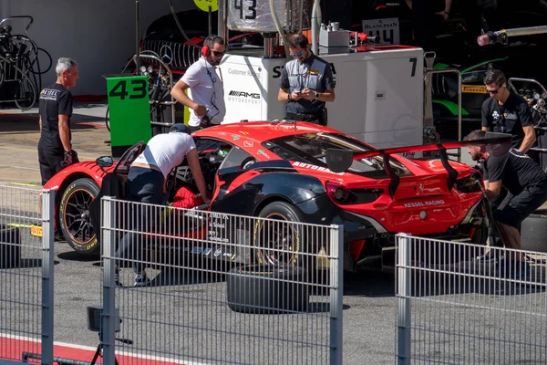 Montmelo Barcelona Espanha Corridas Carros Circuito — Fotografia de Stock