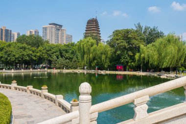 Büyük pagoda yaban kazı, xiam, Çin