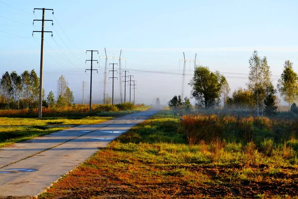 Eleelectric Substations Supply Current Whole Region — Stock Photo, Image