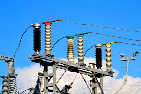 Elektrizitätswerke Versorgen Ganze Region Mit Strom — Stockfoto