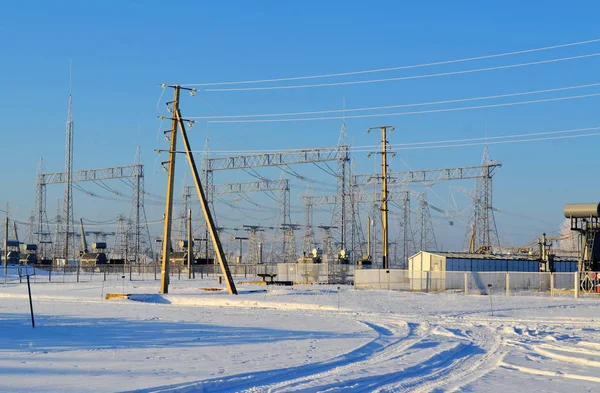 Subestaciones eléctricas Altaya — Foto de Stock