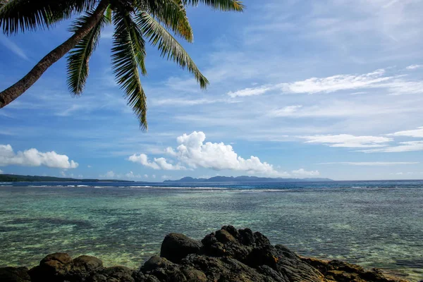 Taveuni Lavena 村子里的海岸线 Taveuni 是斐济的第三大岛 — 图库照片