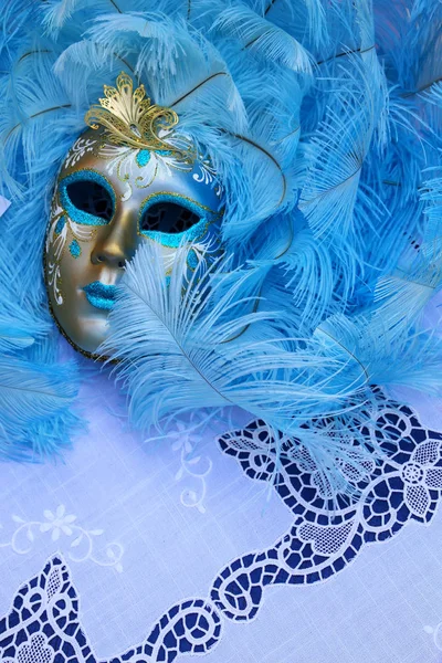 Maske Einem Souvenirladen Der Straße Von Venedig Italien Masken Waren — Stockfoto