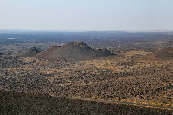 Vista Conos Salpicadura Desde Cono Inferno Monumento Nacional Cráteres Luna — Foto de Stock