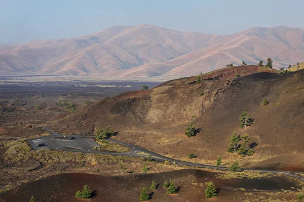 Kratery Księżyca National Monument Idaho Stany Zjednoczone Zabytek Reprezentuje Jedną — Zdjęcie stockowe