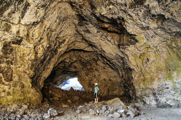 Indian Tunnel Cave Craters Moon National Monument Idaho États Unis — Photo