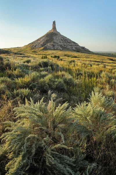 Chimney Rock National Historic Site, Western Nebraska, Verenigde Staten — Stockfoto