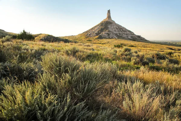 Chimney Rock National Historic Site, Western Nebraska, Verenigde Staten — Stockfoto