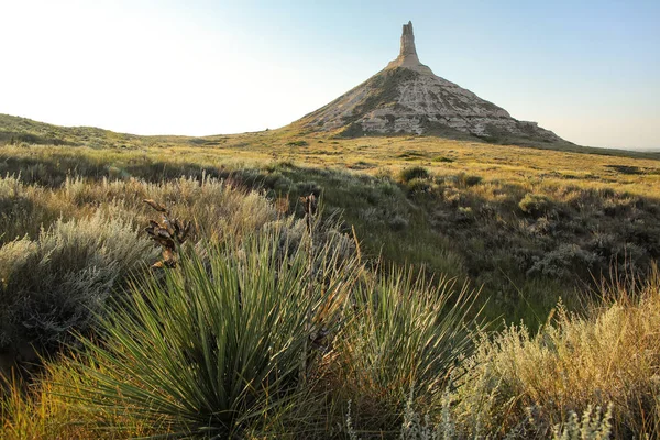 Chimney Rock National Historic Site, western Nebraska, USA — Stock Photo, Image