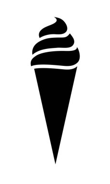dondurma vektör simgesi