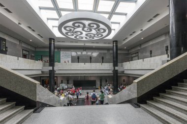 XIAN, Çin - 1 Ağustos 2017: Xian, Çin 'deki Terracota Savaşçılar Müzesi. 