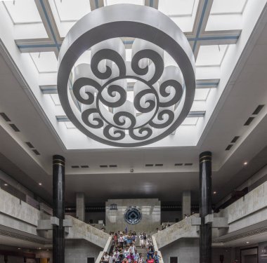 XIAN, Çin - 1 Ağustos 2017: Xian, Çin 'deki Terracota Savaşçılar Müzesi. 